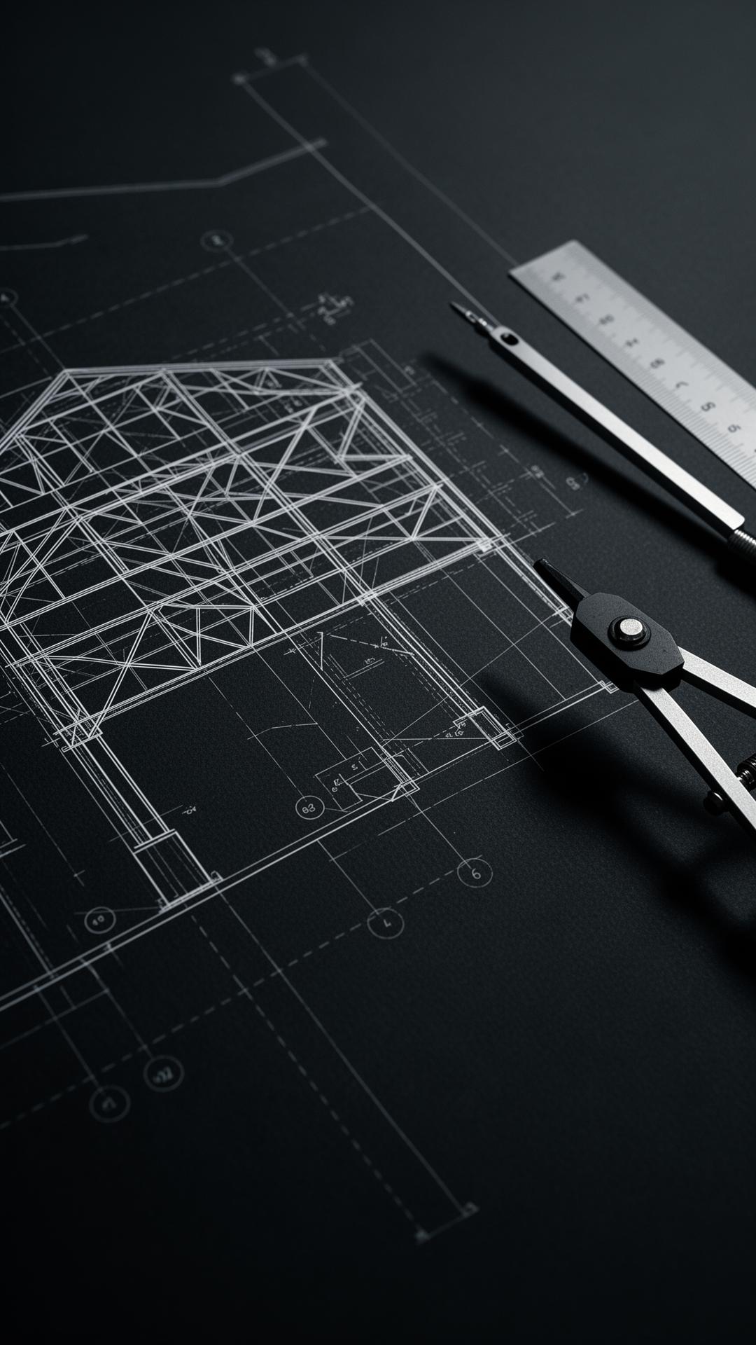 Detailed blueprint representing a carefully planned consultation